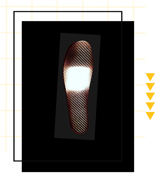 Shoe insole with textured surface

