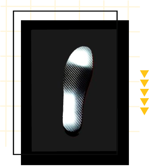 Shoe insole with textured surface

