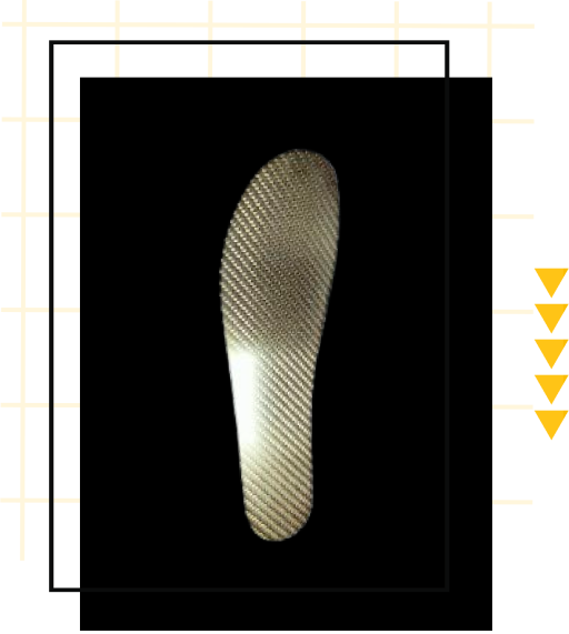 Shoe insole with textured surface

